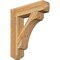 Ekena Millwork Legacy Craftsman Rough Sawn Bracket, Western Red Cedar, 6"W x 28"D x 32"H BKT06X28X32LEC04RWR - alternate 1